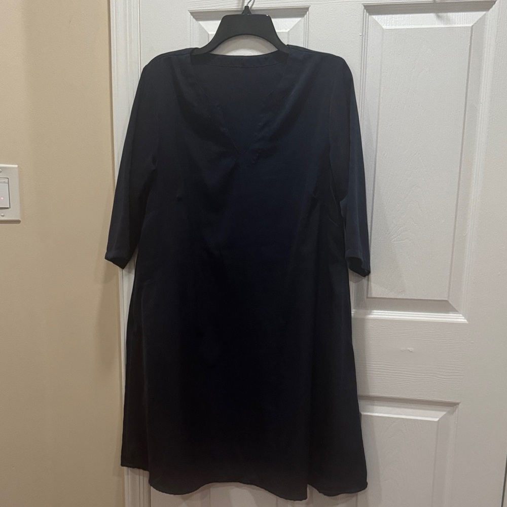 Elegant Navy Blue Women's Dress